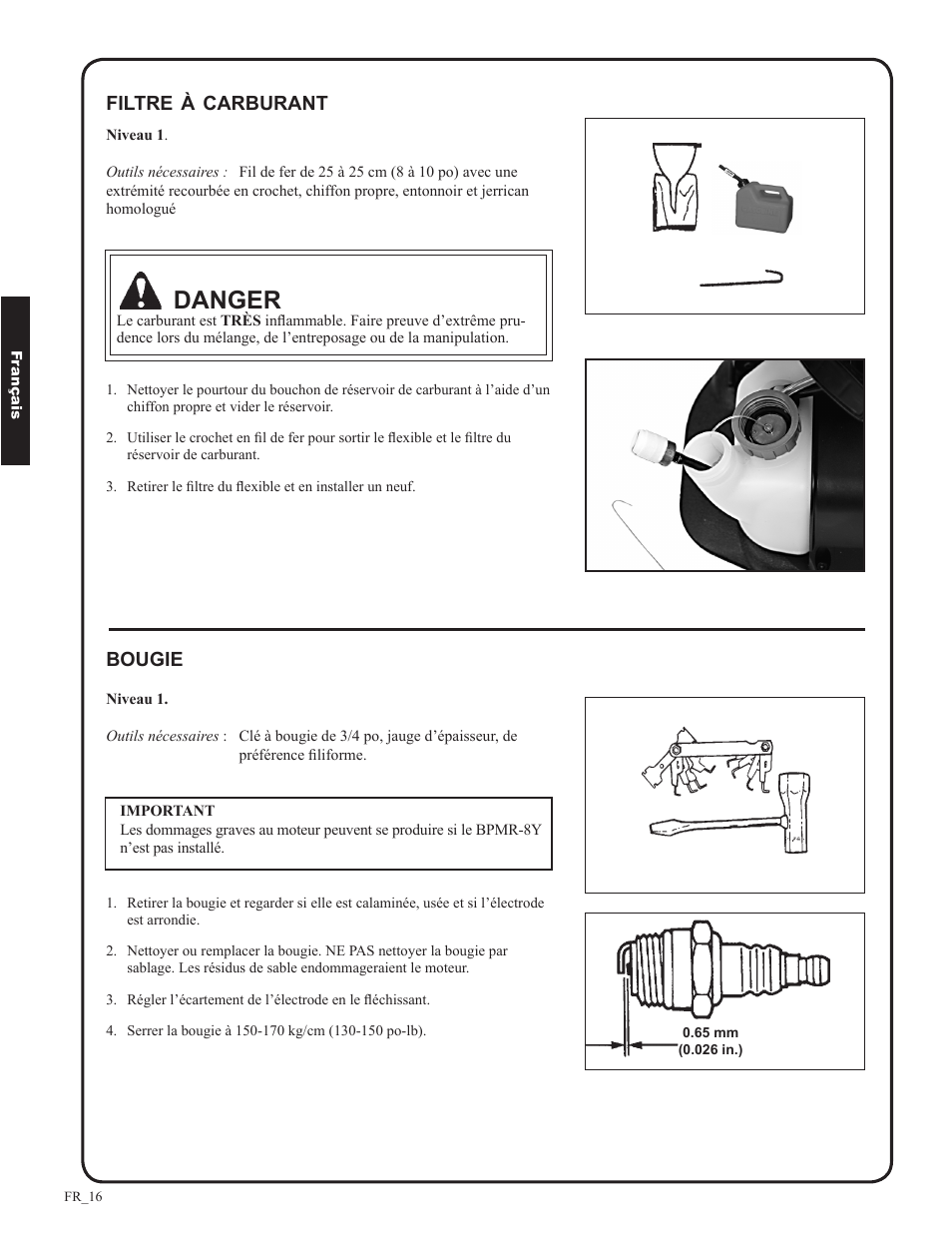 Danger | Shindaiwa EB633RT User Manual | Page 64 / 72