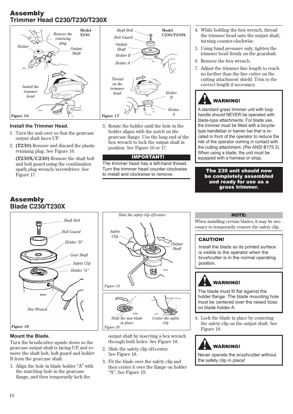 Shindaiwa T230 User Manual | Page 10 / 24