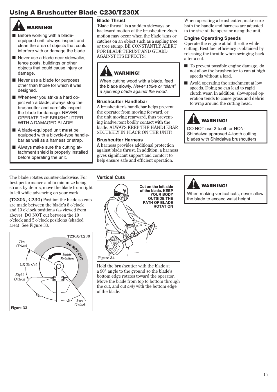 Shindaiwa T230 User Manual | Page 15 / 24