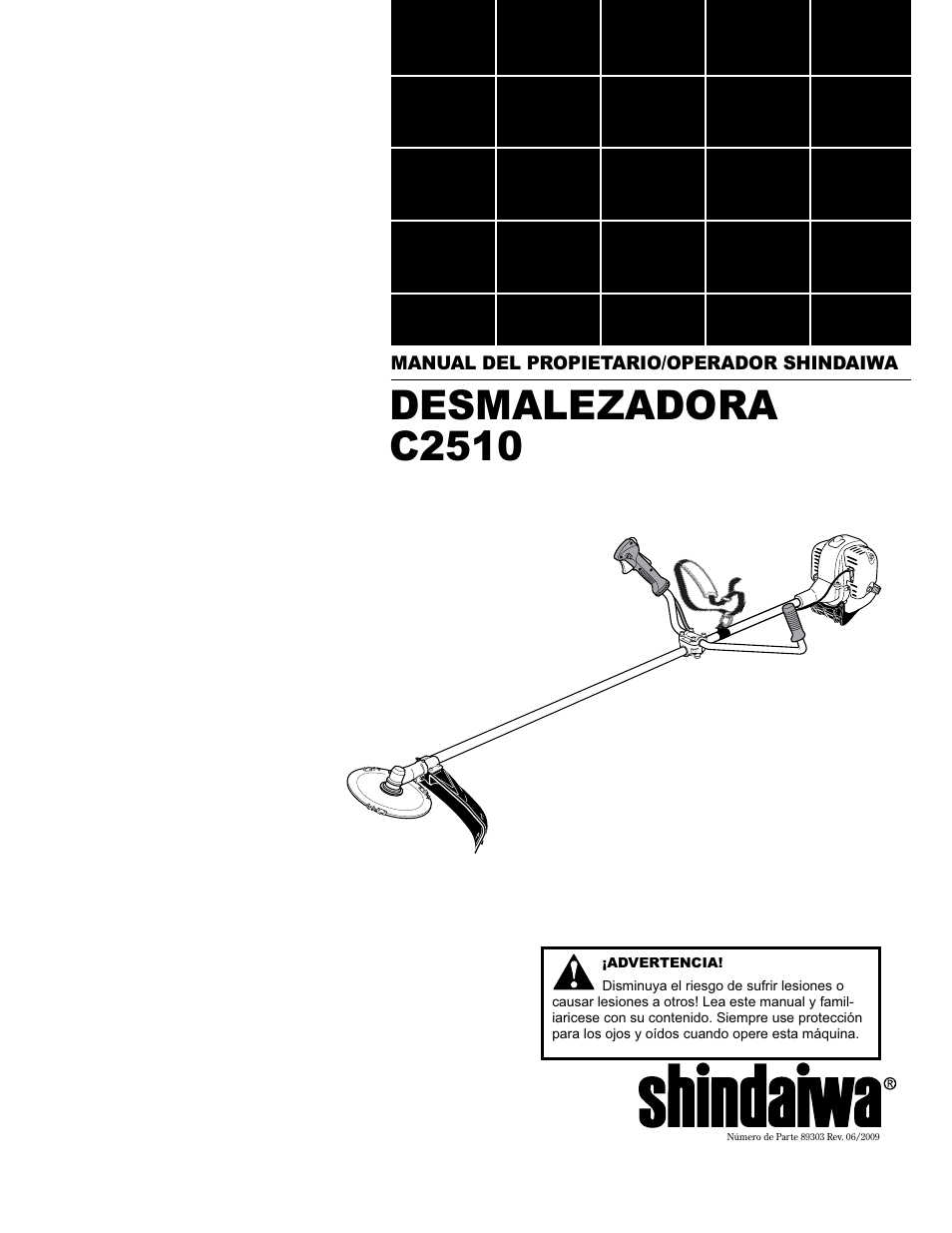 Desmalezadora c2510 | Shindaiwa 89303 User Manual | Page 25 / 72