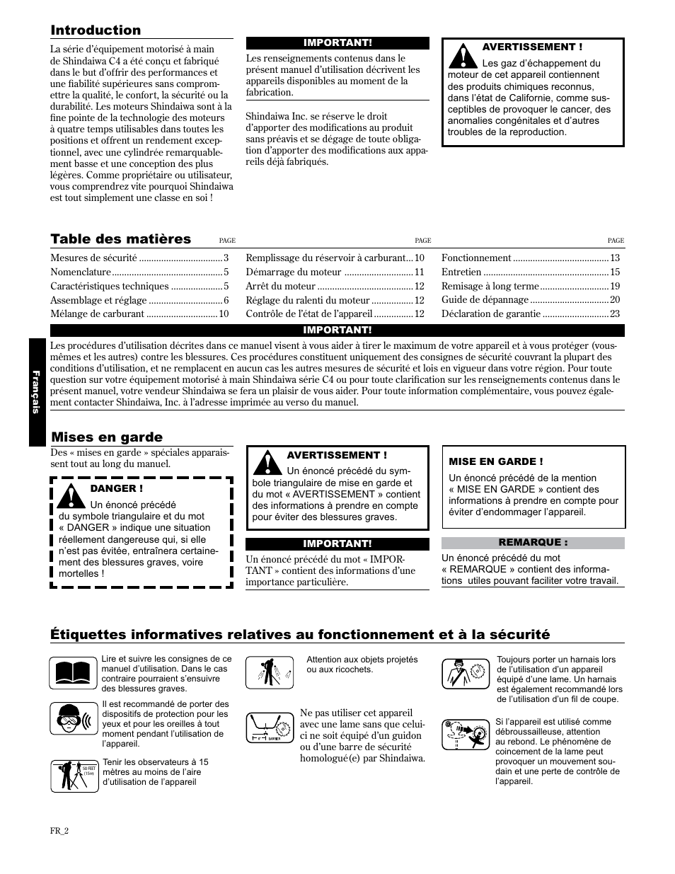 Shindaiwa 89303 User Manual | Page 50 / 72