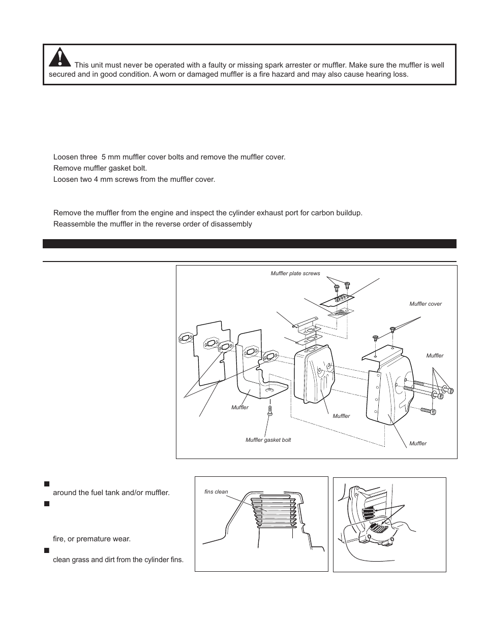 Hedge trimming, Maintenance, Cooling system | Exhaust system | Shindaiwa X7502862800 User Manual | Page 15 / 56