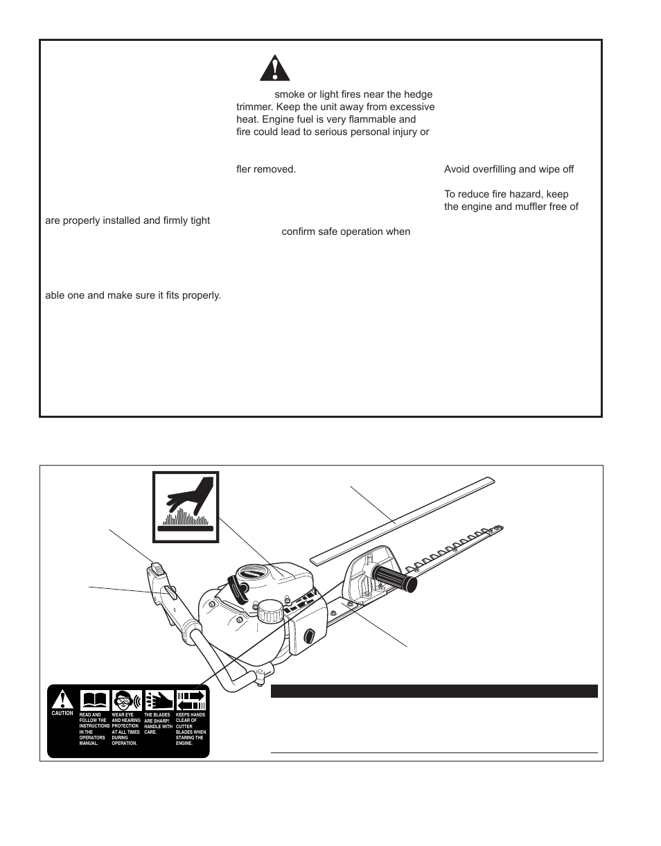Safety devices and labels | Shindaiwa X7502862800 User Manual | Page 4 / 56