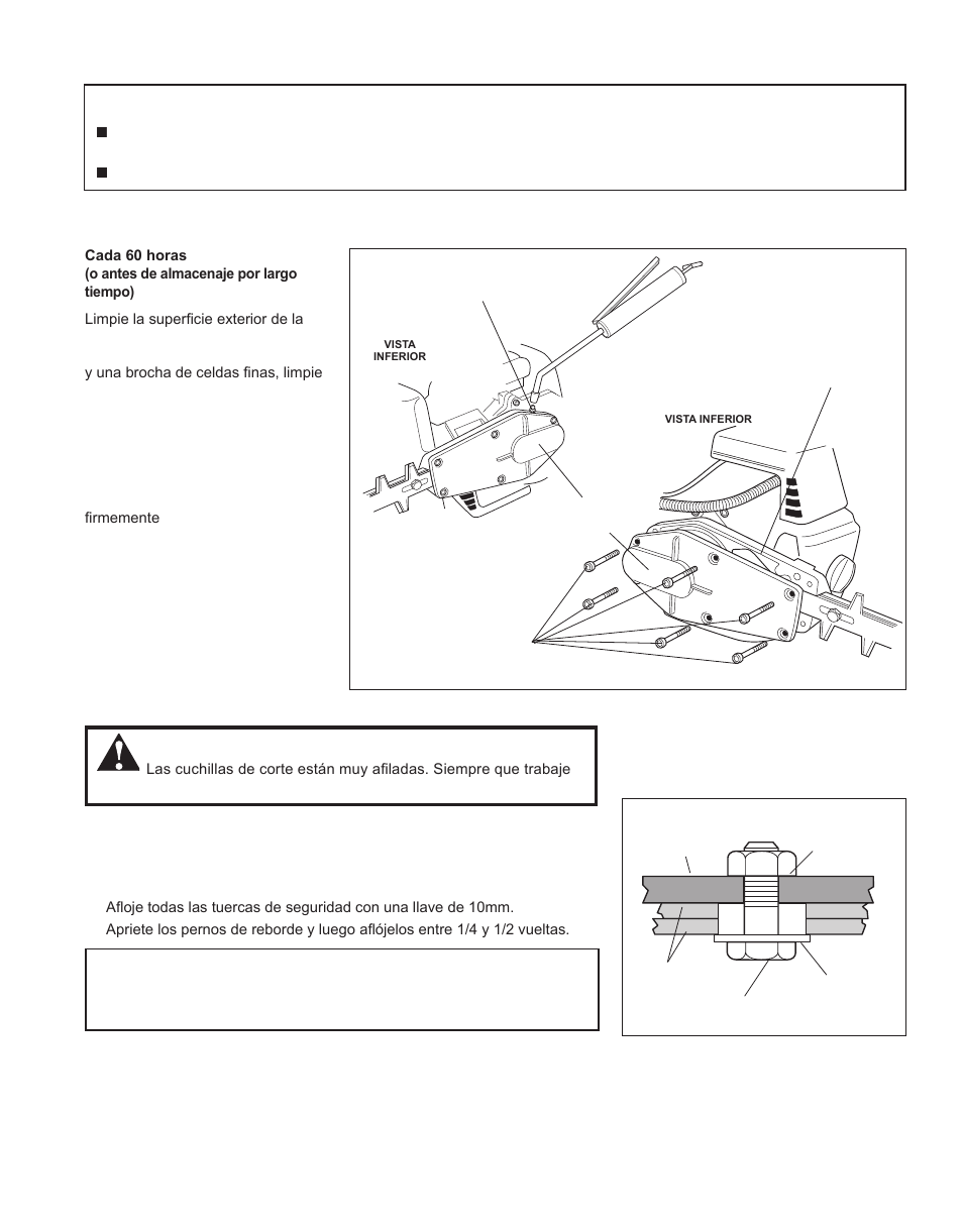 Lubricación de la caja de engranaje | Shindaiwa X7502862800 User Manual | Page 45 / 56
