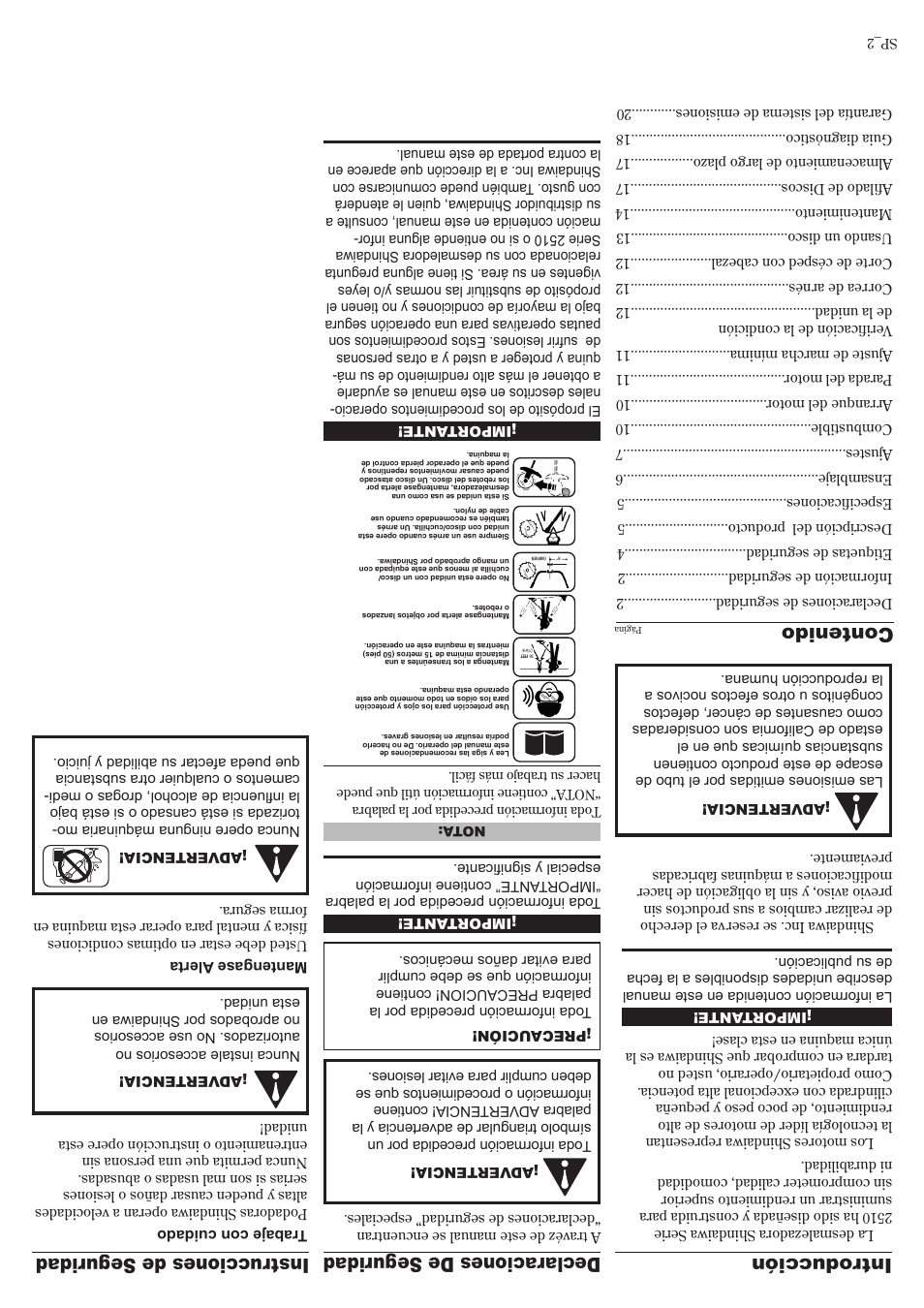 Shindaiwa 81704 User Manual | Page 39 / 40