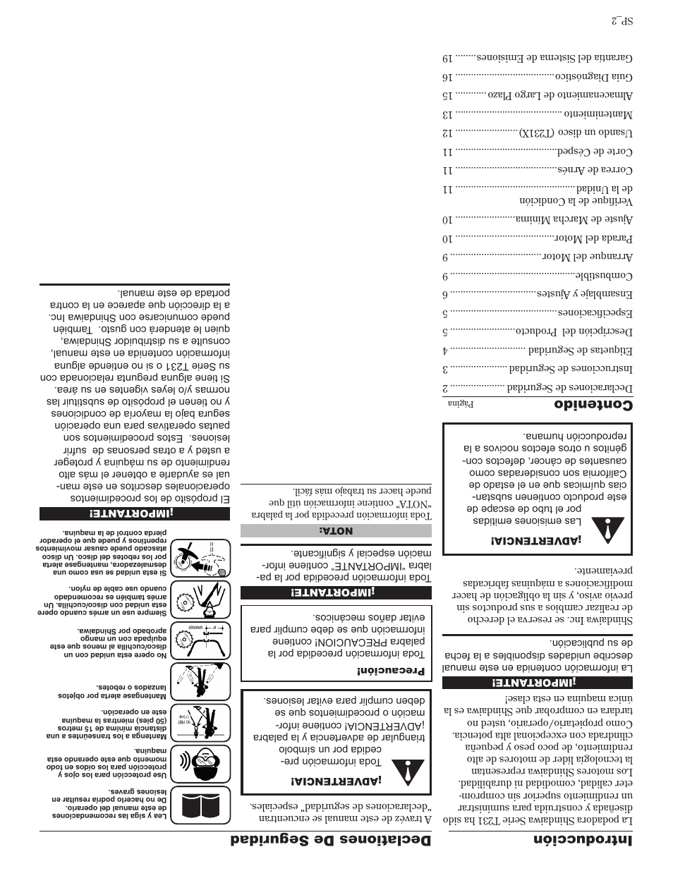 Shindaiwa 81642 User Manual | Page 39 / 40