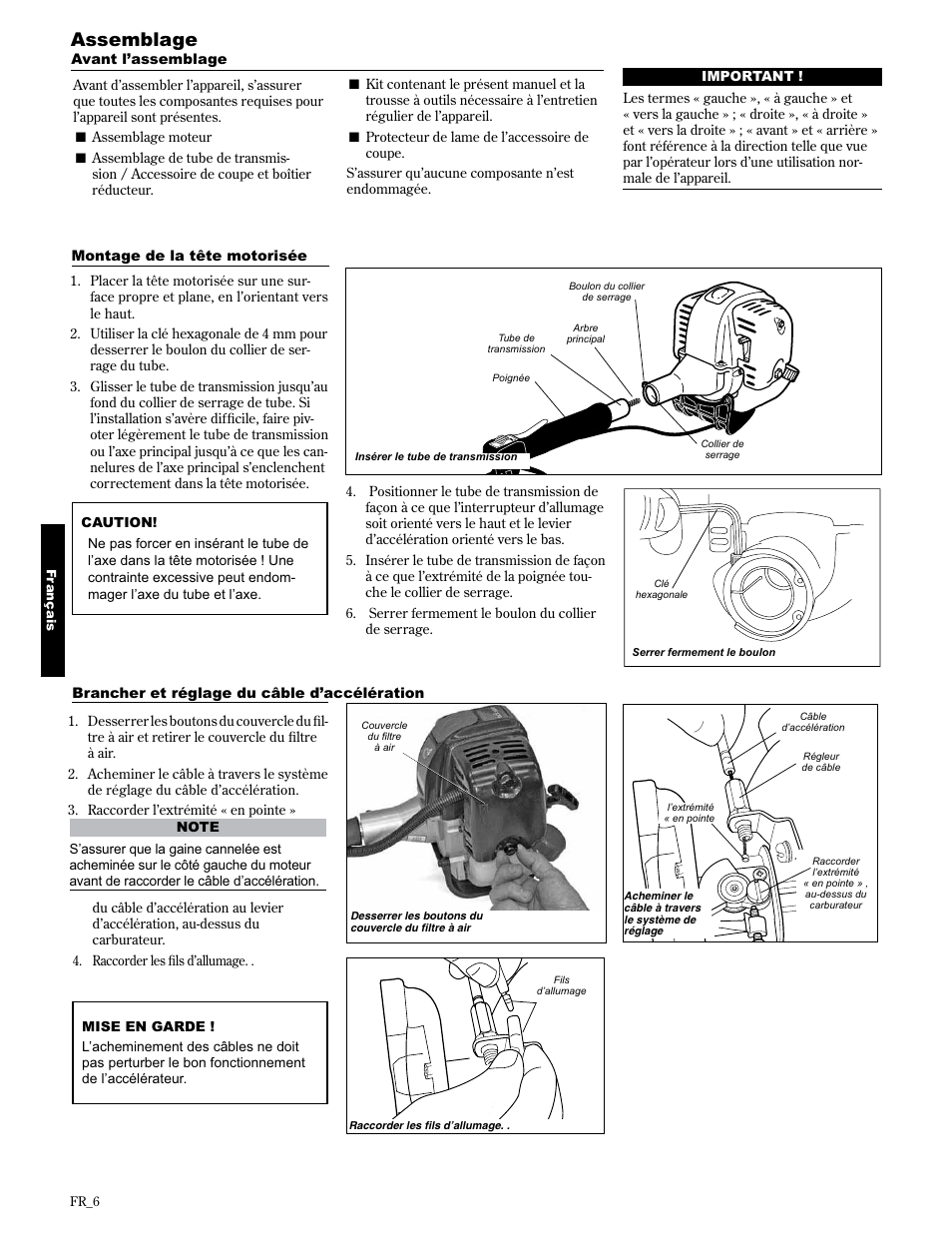 Assemblage | Shindaiwa AH2510 User Manual | Page 54 / 72