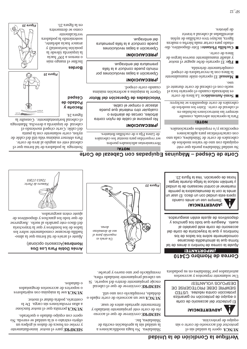 Shindaiwa C3410 User Manual | Page 29 / 40