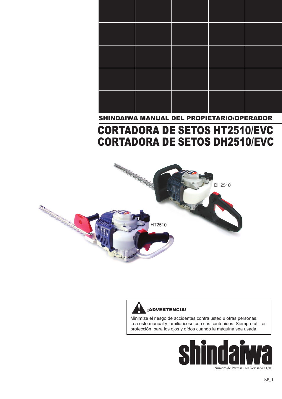 Shindaiwa 81650 User Manual | Page 17 / 48