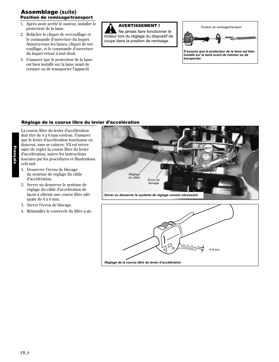 Assemblage (suite) | Shindaiwa AHS2510/EVC User Manual | Page 56 / 72