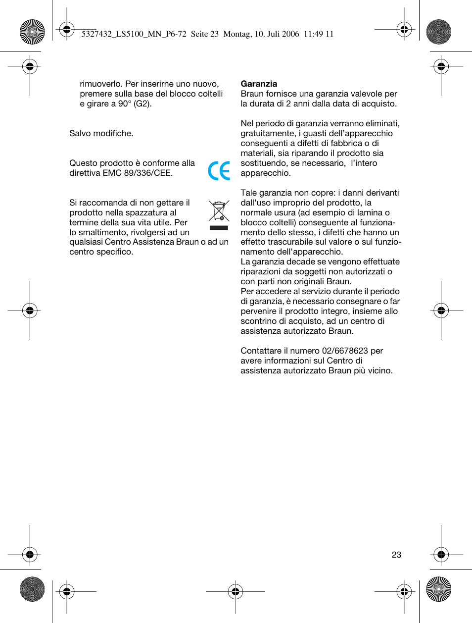 Braun LS 5100 User Manual | Page 22 / 66