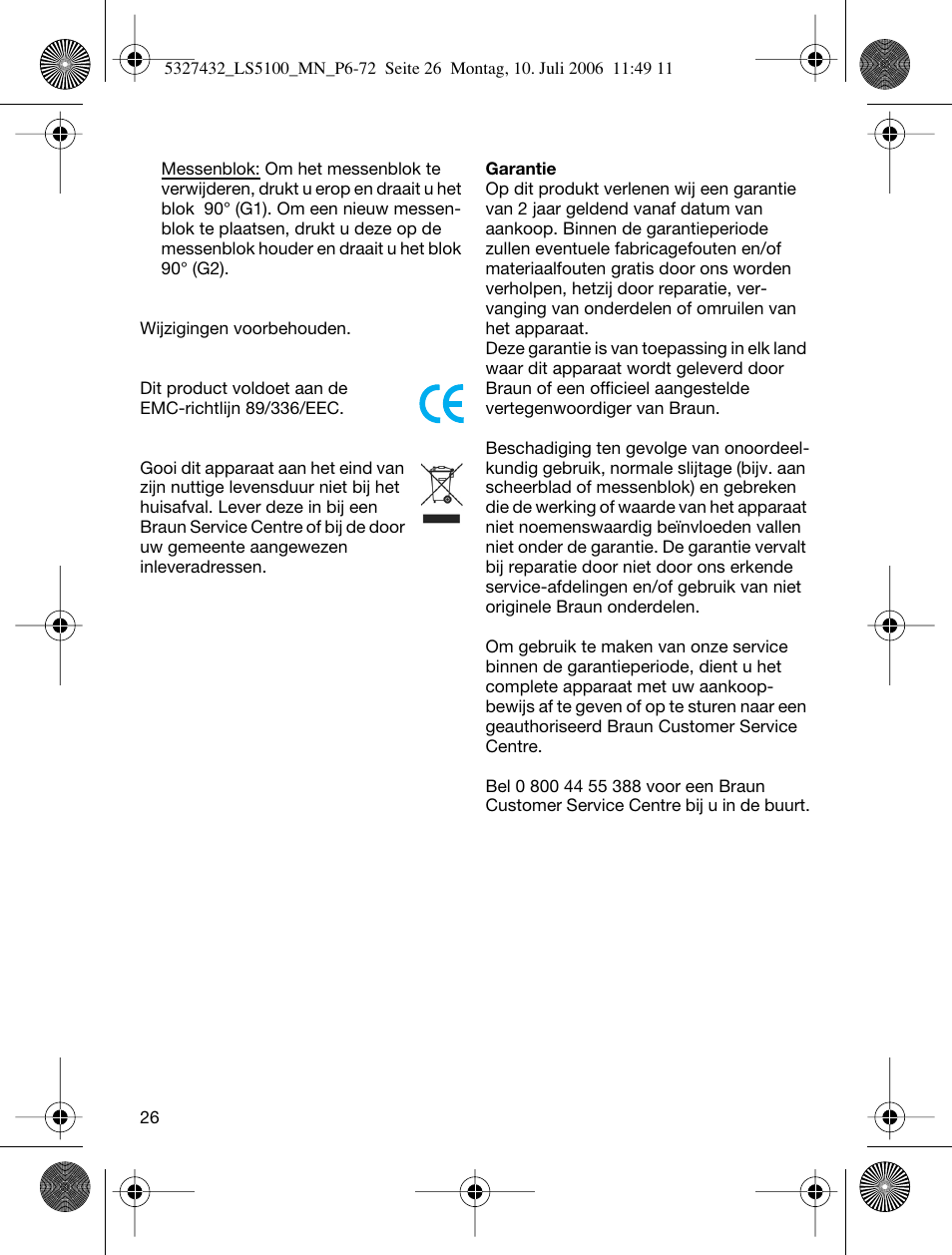 Braun LS 5100 User Manual | Page 25 / 66