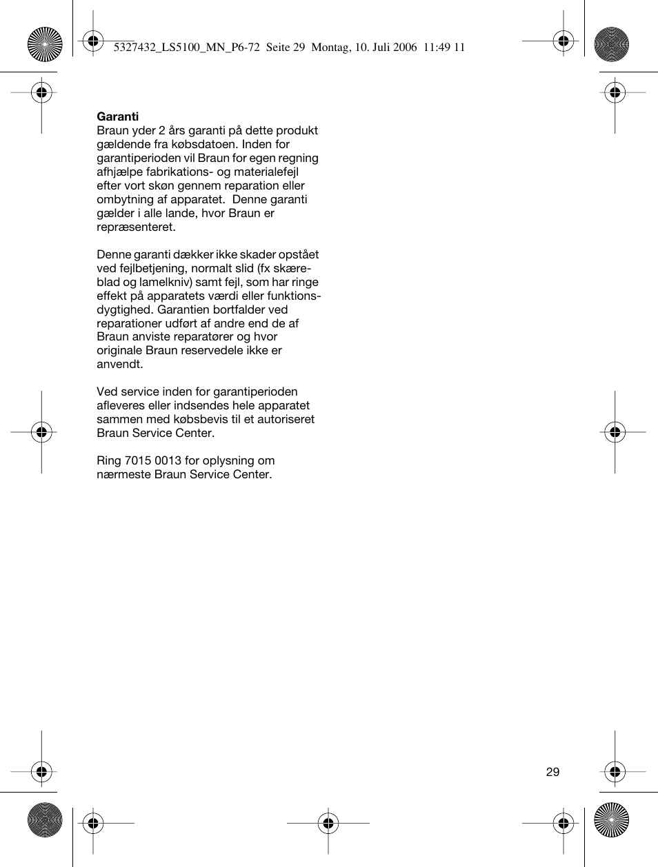 Braun LS 5100 User Manual | Page 28 / 66