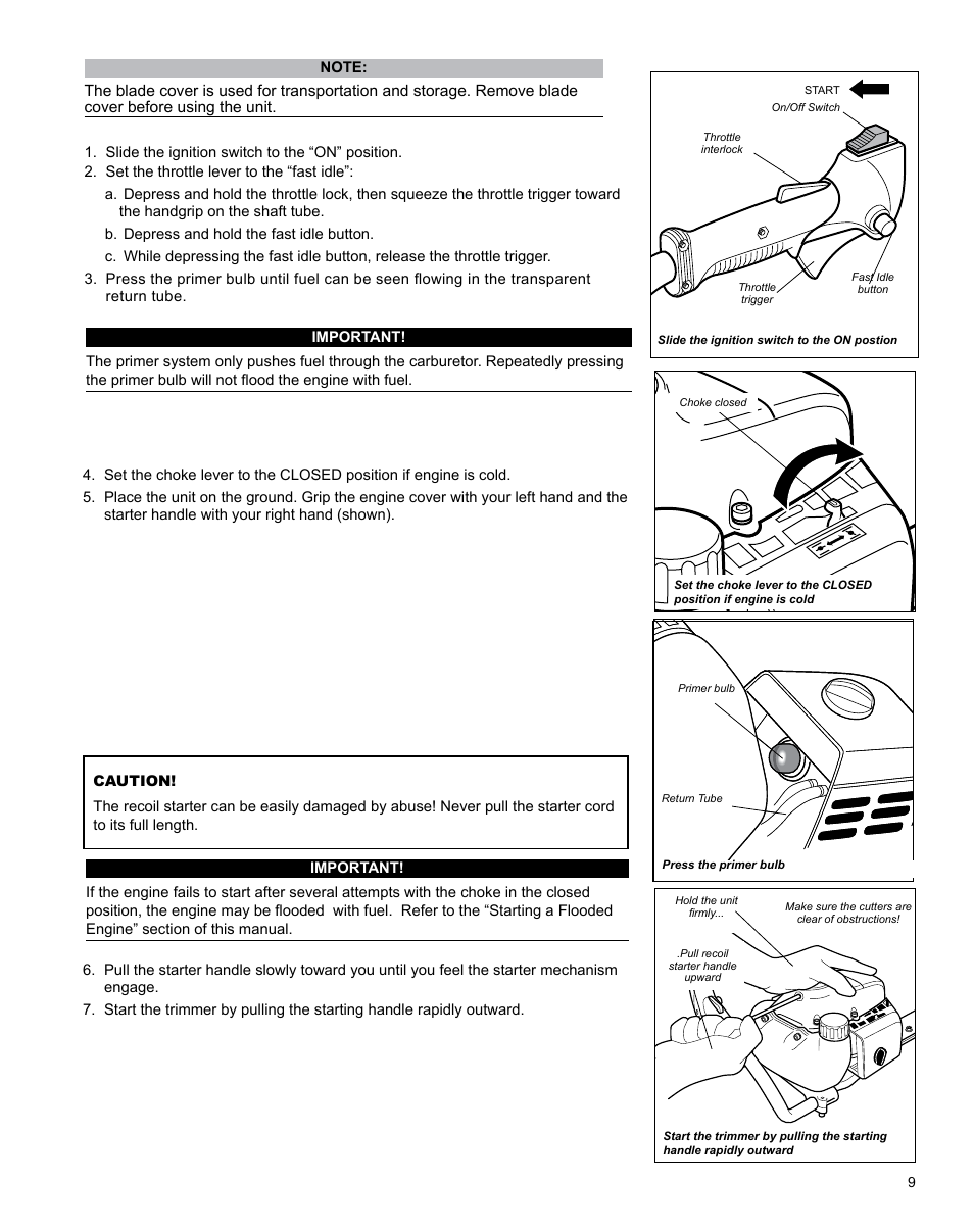 Shindaiwa X7502863700 User Manual | Page 9 / 24