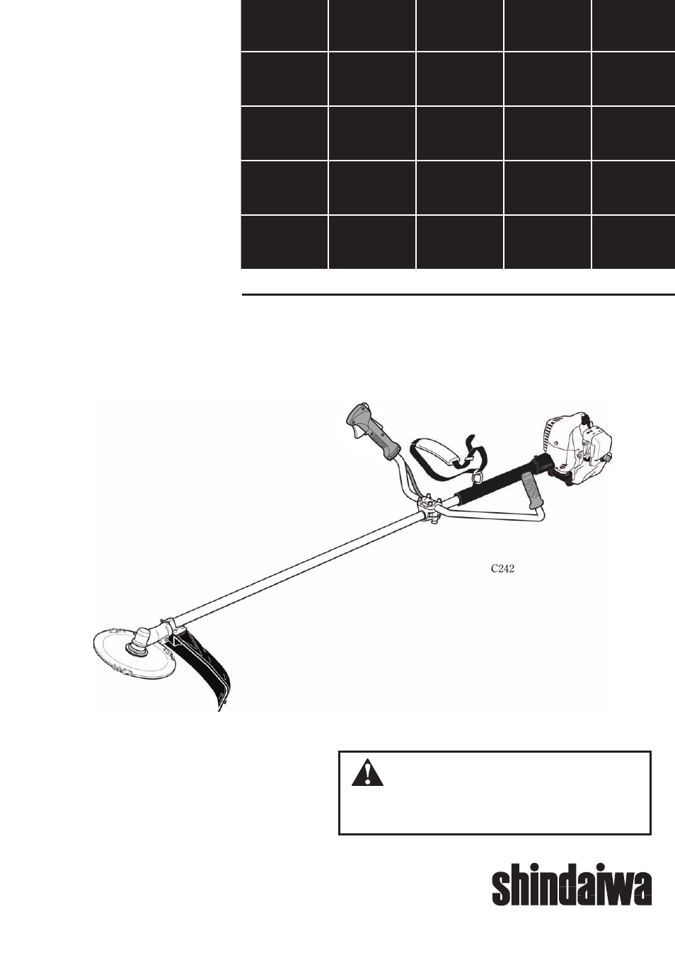 Shindaiwa 81359 User Manual | 40 pages