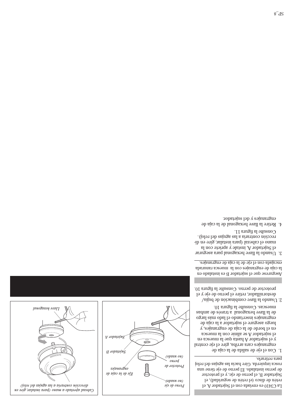 Instalación del cabezal de nylon | Shindaiwa 81359 User Manual | Page 33 / 40