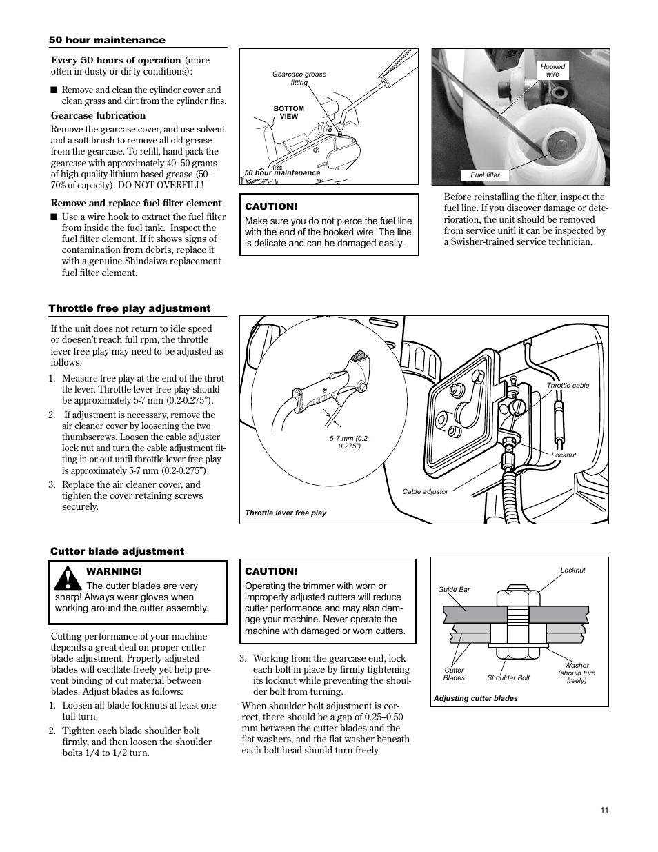 Shindaiwa 89309 User Manual | Page 11 / 60