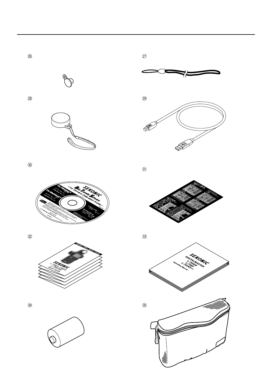 Parts designation | Sekonic L-758D User Manual | Page 8 / 68