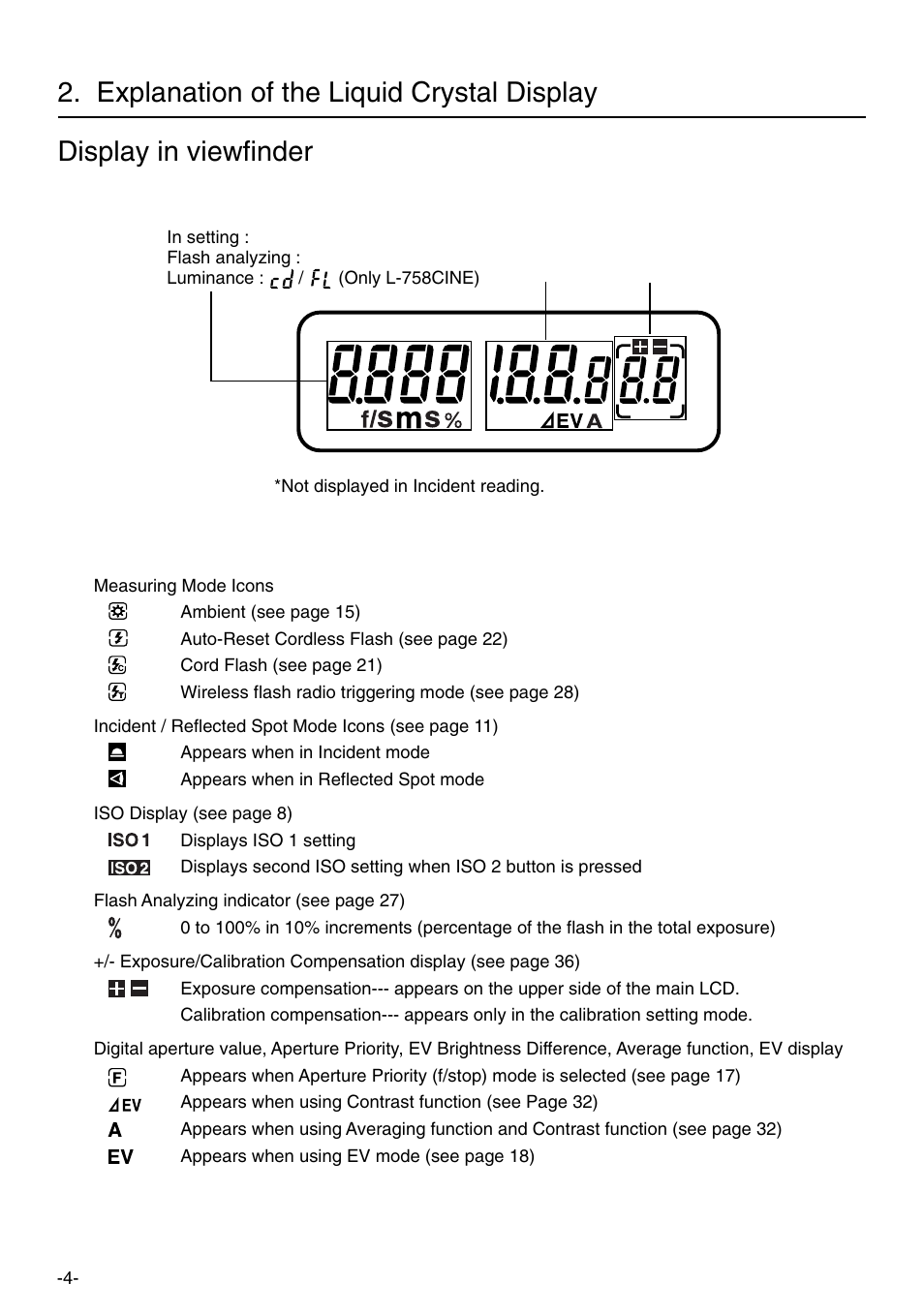 Sekonic L-758DR User Manual | Page 10 / 68