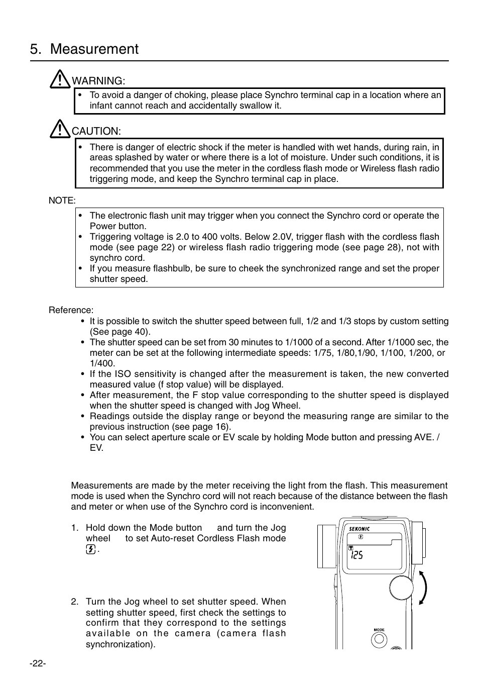 Measurement | Sekonic L-758DR User Manual | Page 28 / 68