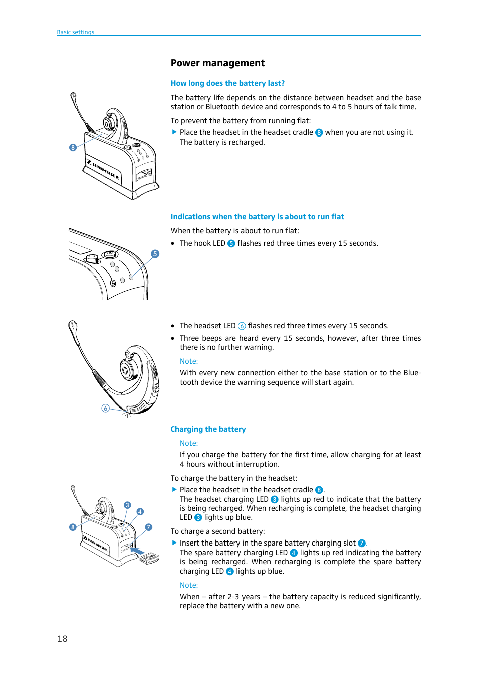 Power management | Sennheiser BW 900 User Manual | Page 18 / 28