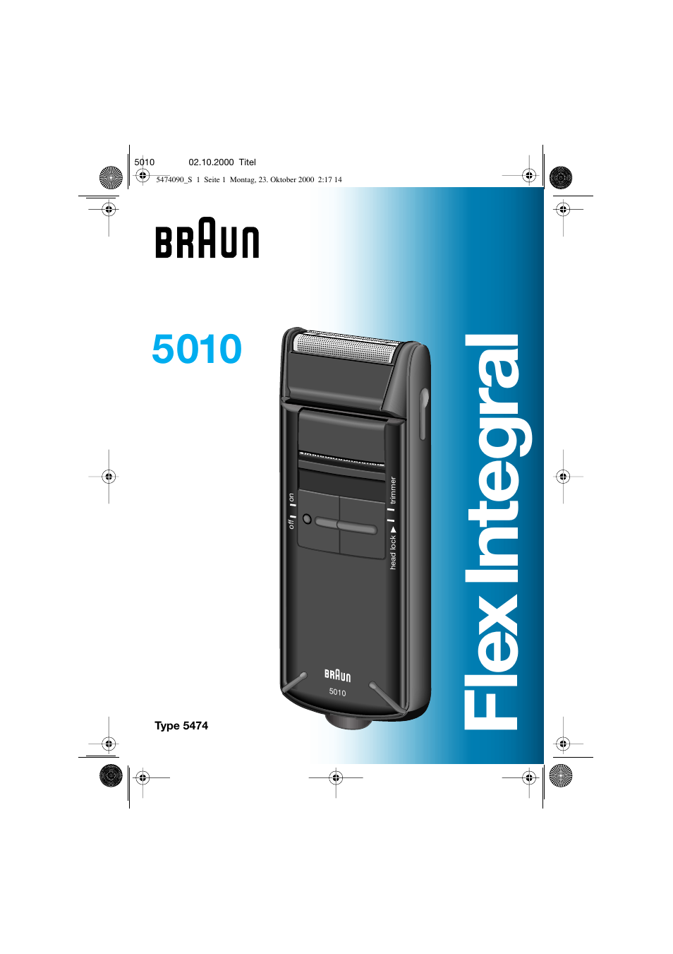 Braun 5010 User Manual | 16 pages