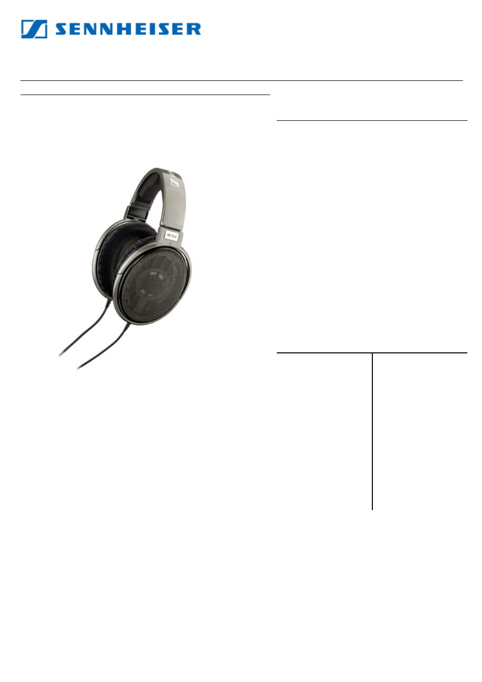 Sennheiser 09969 User Manual | 1 page