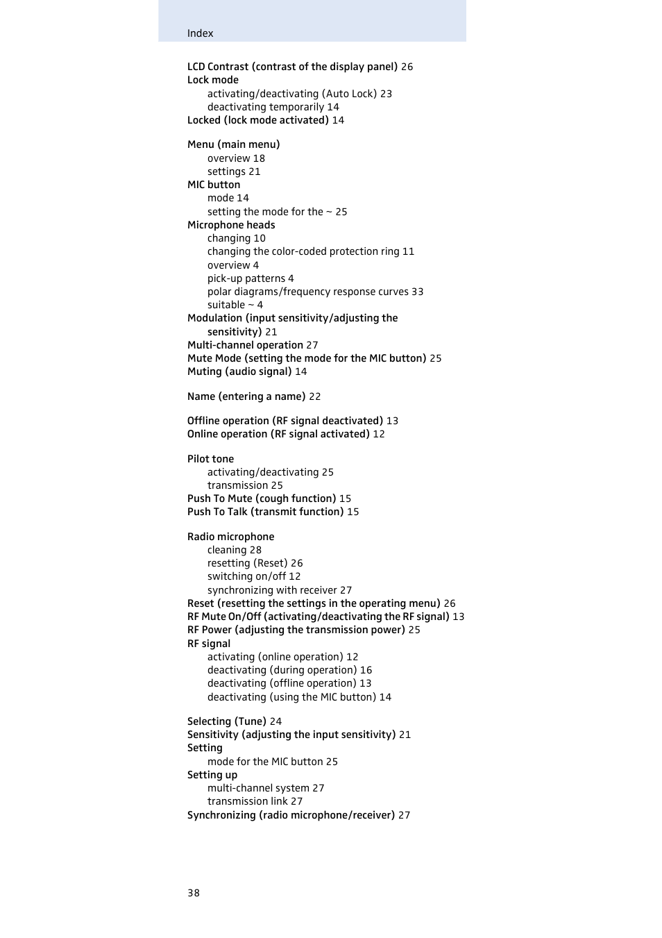 Sennheiser Evolution SKM 300 User Manual | Page 39 / 41