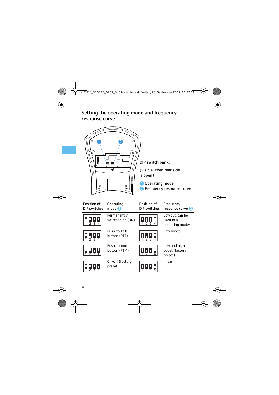 Sennheiser 912 S User Manual | Page 6 / 13