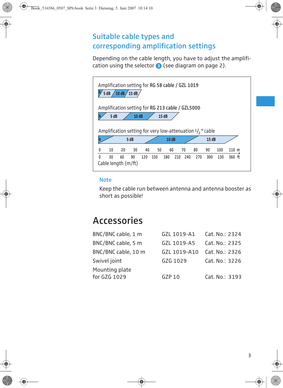 Accessories | Sennheiser AB 3700 User Manual | Page 11 / 29