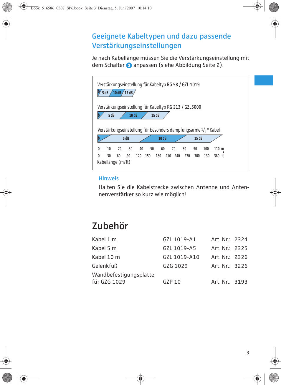 Zubehör | Sennheiser AB 3700 User Manual | Page 7 / 29