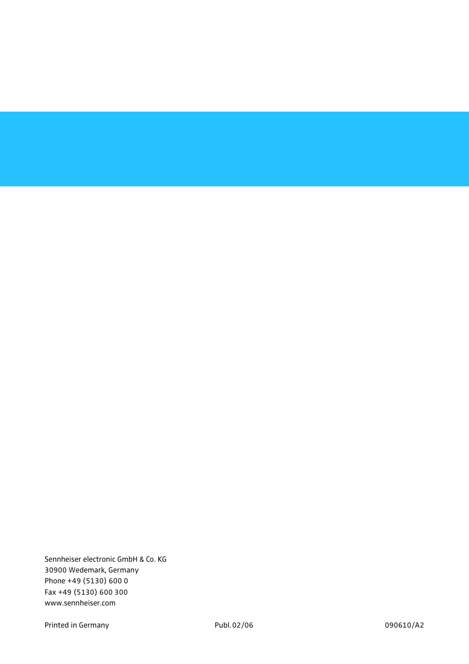 Sennheiser EW 300 G2 User Manual | Page 180 / 180