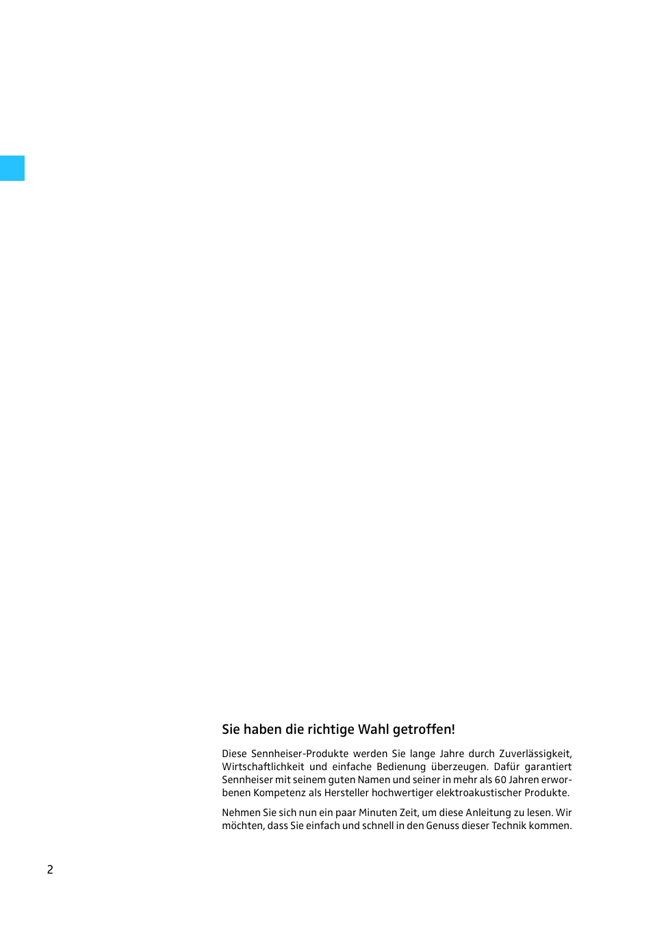 Sennheiser EW 300 G2 User Manual | Page 2 / 180