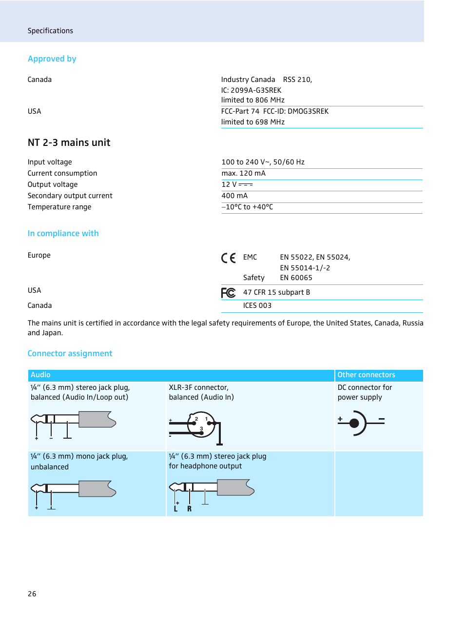 Nt 2-3 mains unit | Sennheiser evolution wireless SR 300 IEM User Manual | Page 28 / 30