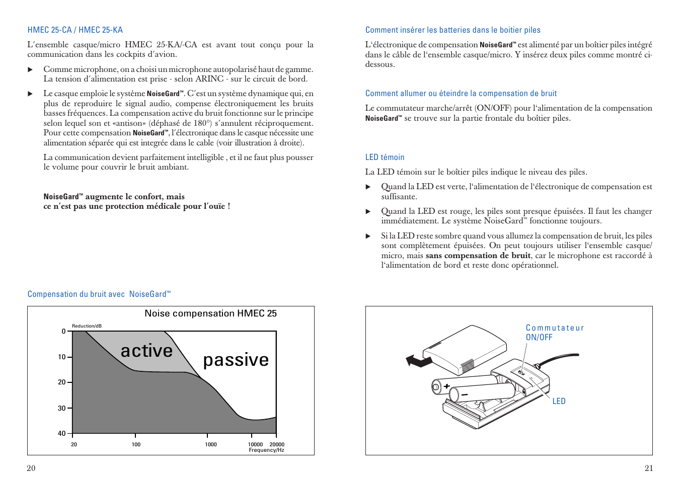 Active passive | Sennheiser HMEC 25-KA User Manual | Page 11 / 27