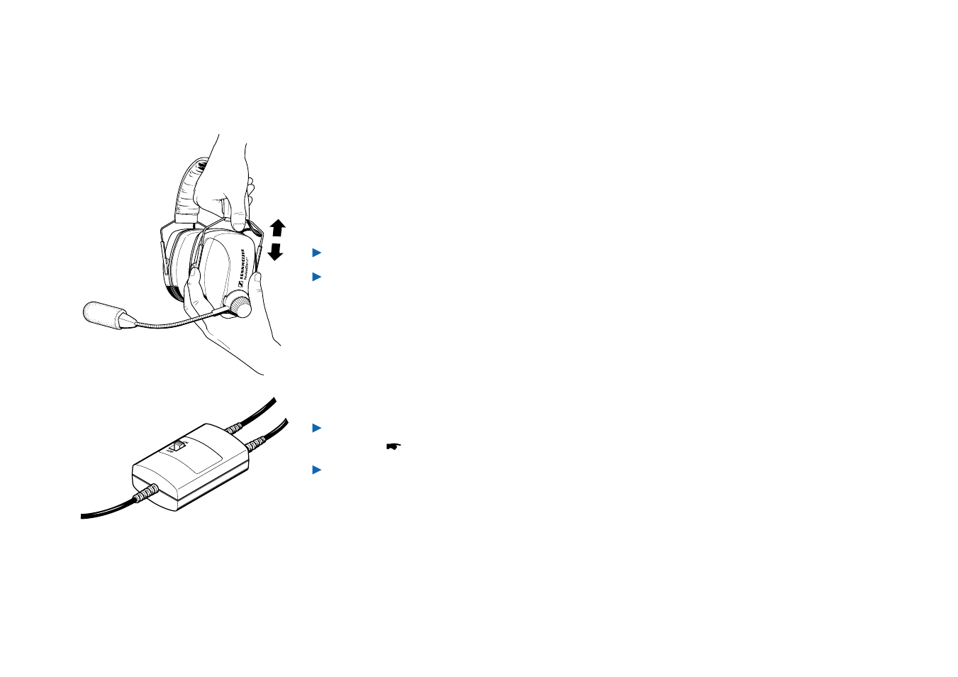 Preparing the headsets for use | Sennheiser NOISEGARD HMEC 305 User Manual | Page 18 / 36
