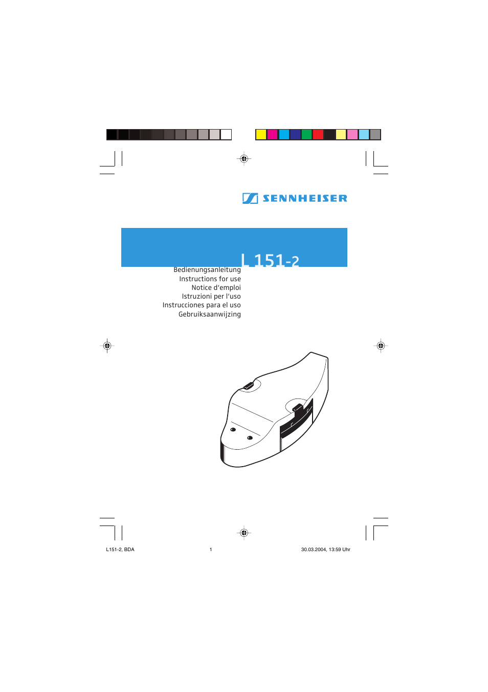 Sennheiser L151-2 User Manual | 8 pages