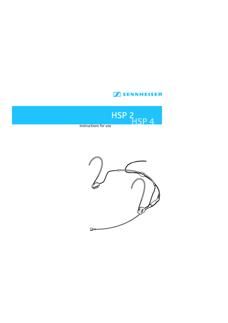 Sennheiser HSP 2 User Manual | 17 pages