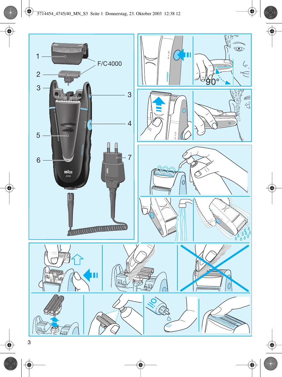 F/c4000 | Braun 4745 Fix300 TriControl User Manual | Page 3 / 42