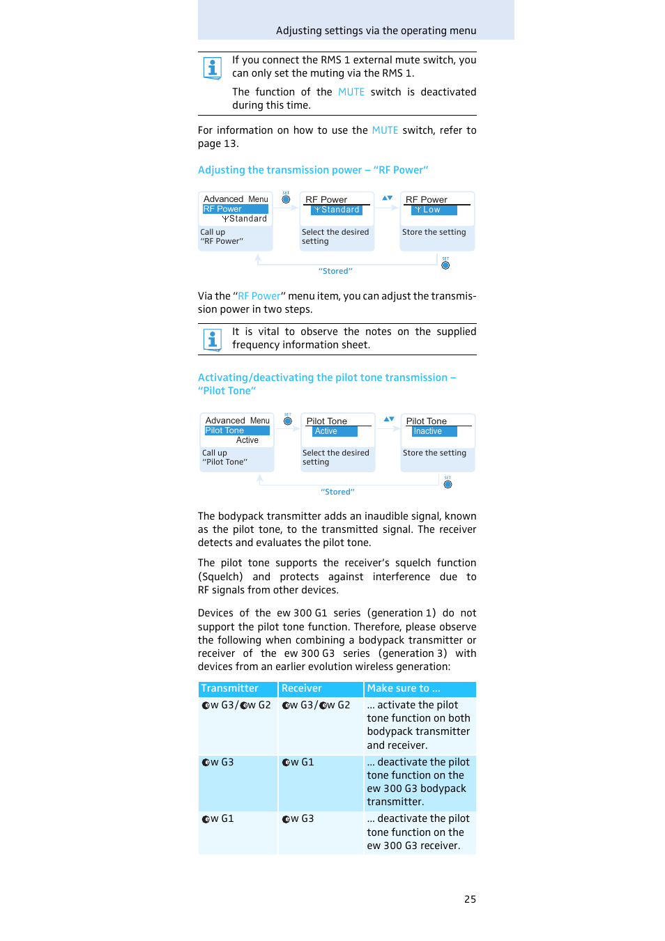 Sennheiser SK 300 User Manual | Page 26 / 41