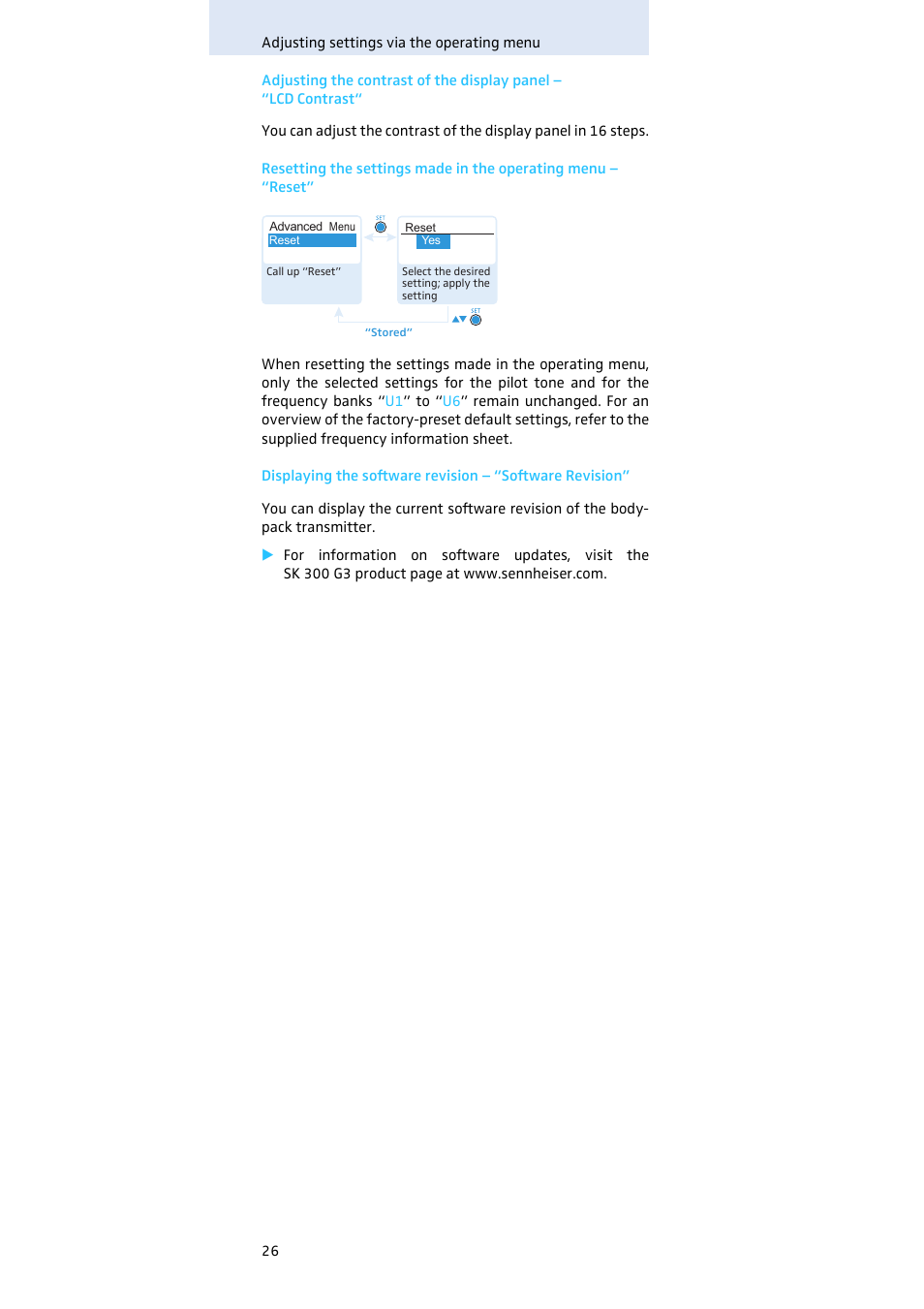 Sennheiser SK 300 User Manual | Page 27 / 41