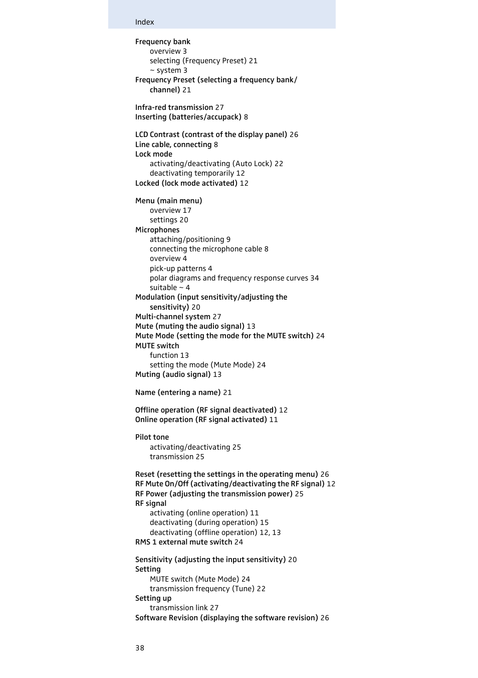 Sennheiser SK 300 User Manual | Page 39 / 41