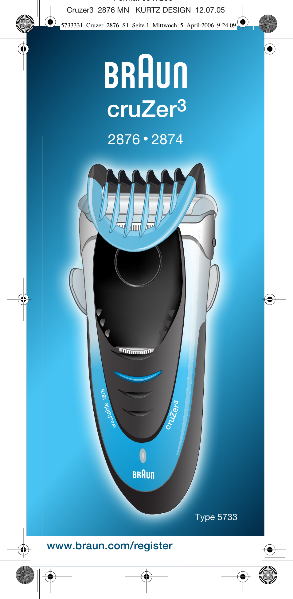Braun 2876 User Manual | 55 pages