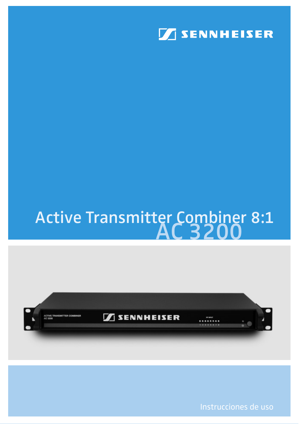 Ac3200_es, Ac 3200 | Sennheiser Active Transmitter Combiner 8:1 AC 3200 User Manual | Page 18 / 69