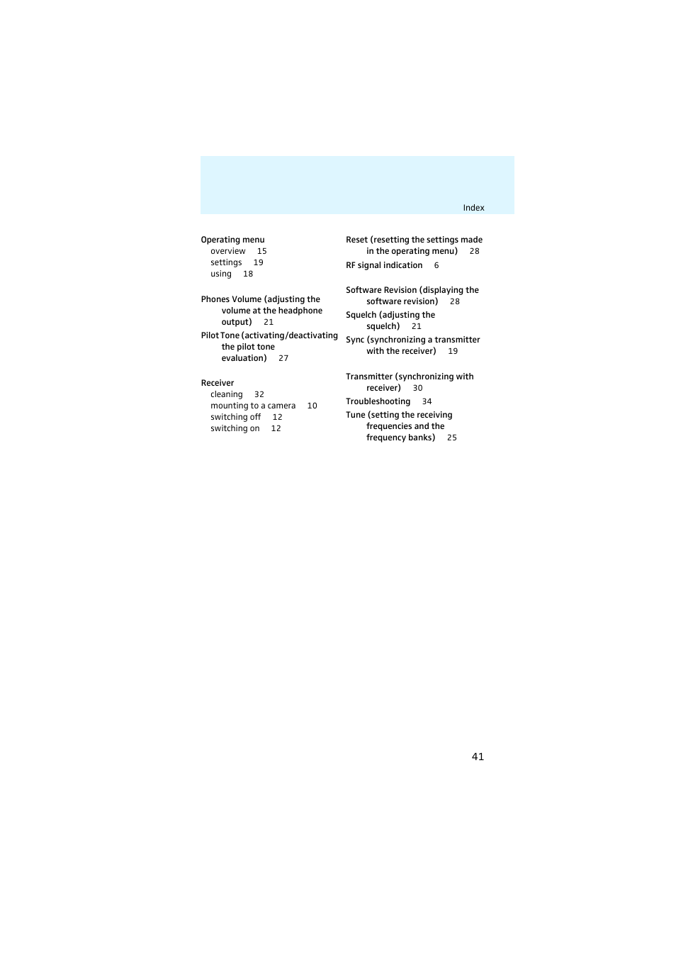 Sennheiser EK 2000 User Manual | Page 42 / 43