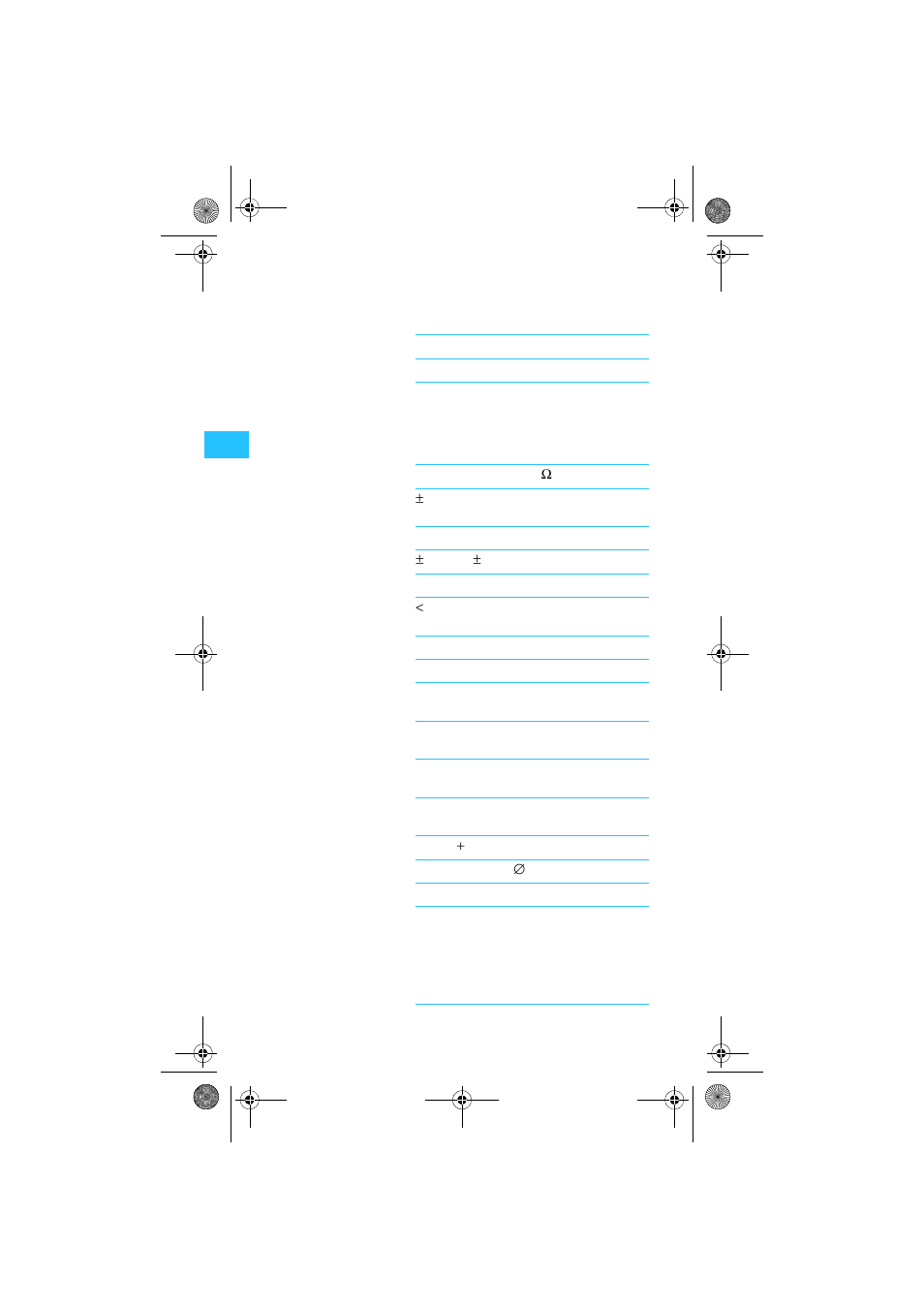 Specifications | Sennheiser SKM 5200 User Manual | Page 28 / 32