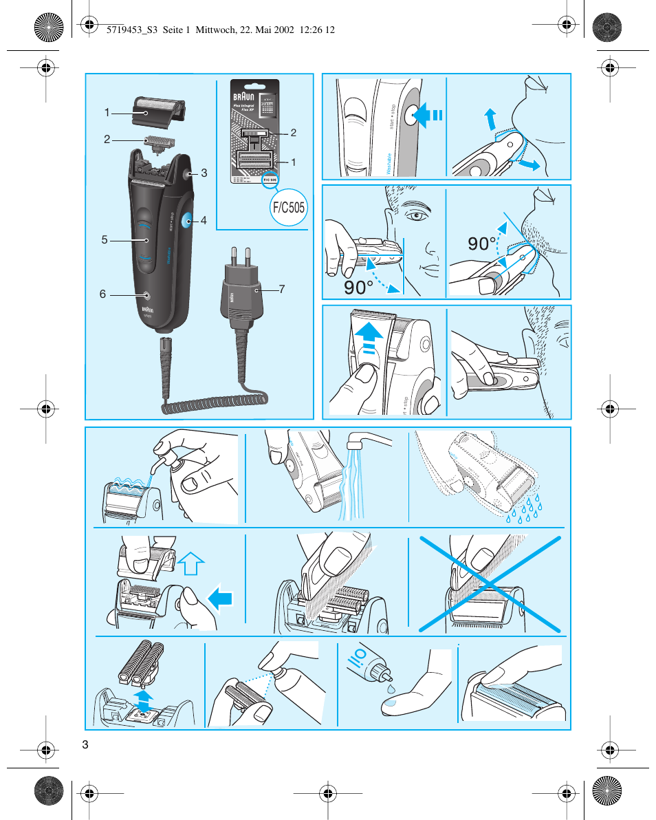 F/c505 | Braun 5600 User Manual | Page 3 / 32