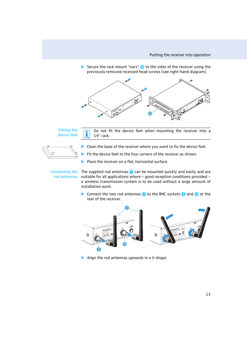 Μƽ º | Sennheiser EM500 User Manual | Page 14 / 64