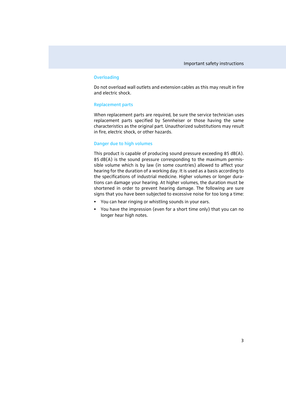 Sennheiser EM500 User Manual | Page 4 / 64