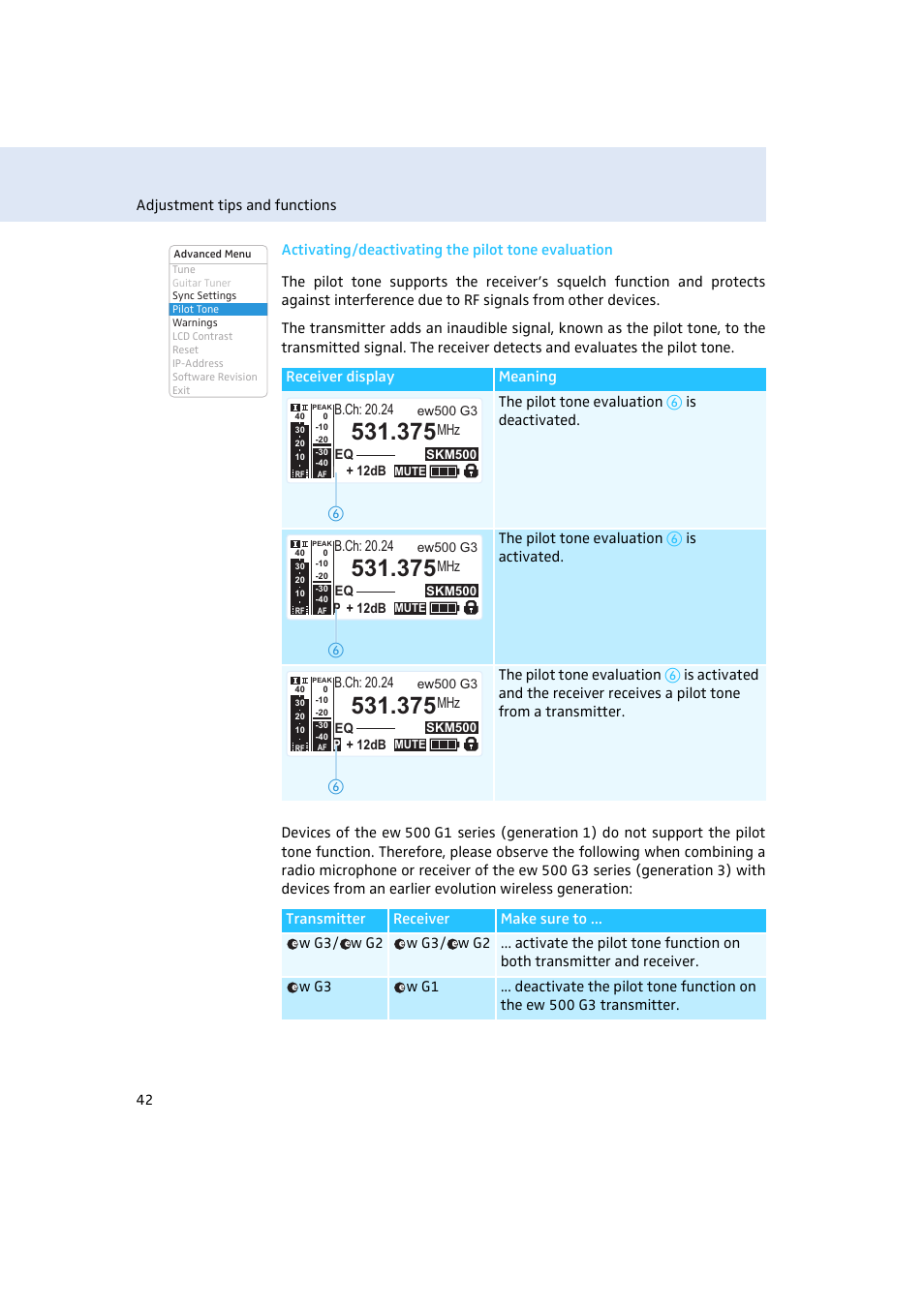 Sennheiser EM500 User Manual | Page 43 / 64